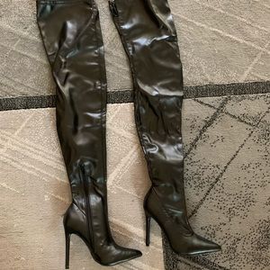 Over the knee high tall boots